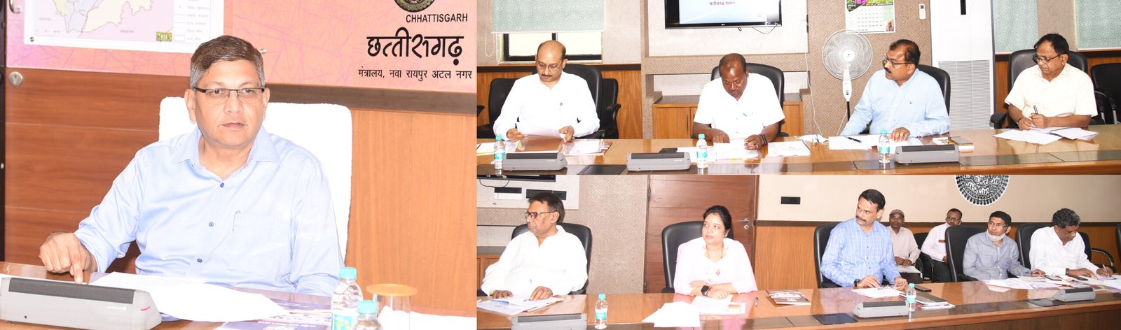 रायपुर : मुख्य सचिव ने राजस्व एवं आपदा प्रबंधन विभाग के कार्यों की समीक्षा की