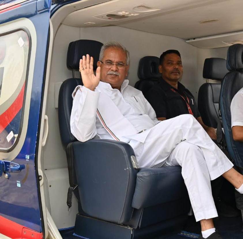 रायपुर : मुख्यमंत्री  बघेल आज पत्थलगांव विधानसभा क्षेत्र में आम जनता से भेंट-मुलाकात करेंगे