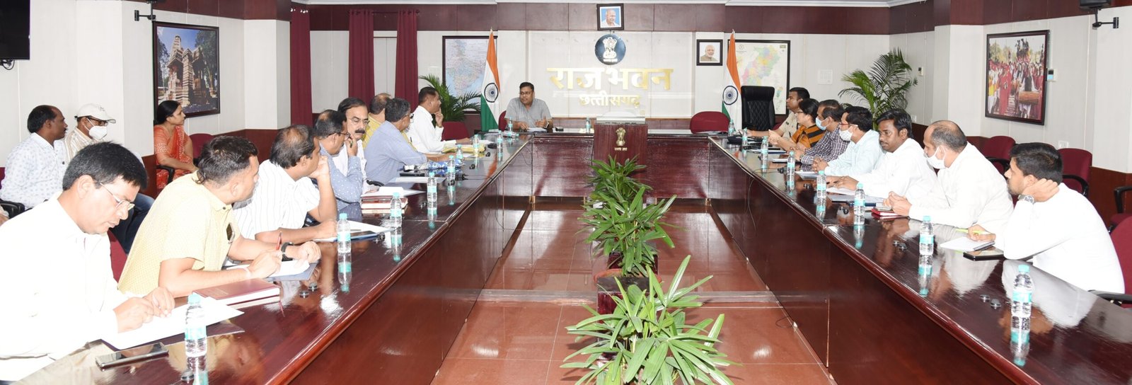 रायपुर: स्वतंत्रता दिवस-2022 की तैयारियों के परिप्रेक्ष्य में राज्यपाल के उप सचिव ने ली बैठक