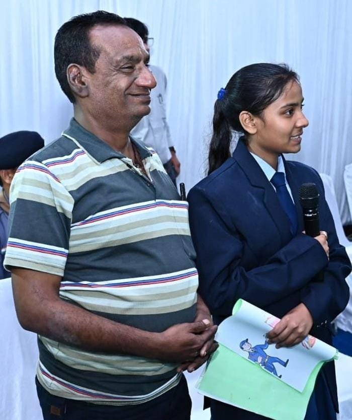 रायपुर: …और इस तरह मुस्कान और उनके पिता के चेहरे पर मुख्यमंत्री ने ला दी मुस्कान