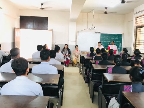 राजनांदगांव : संस्कार सिटी कॉलेज ऑफ एजुकेशन में मातृभाषा दिवस समारोह का आयोजन