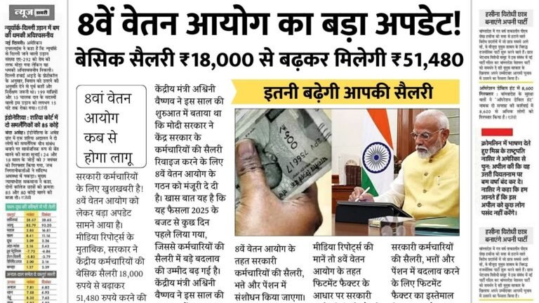 8th Pay Commission Update 2025