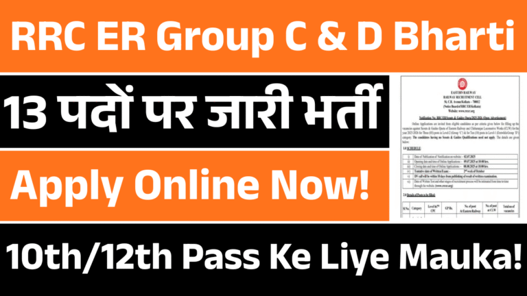 RRC ER Recruitment 2025