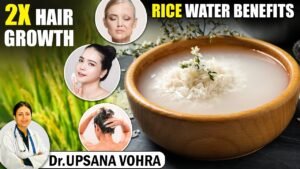 Rice Water for Blackheads