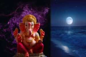 It is not considered auspicious to see the moon on Ganesh Chaturthi