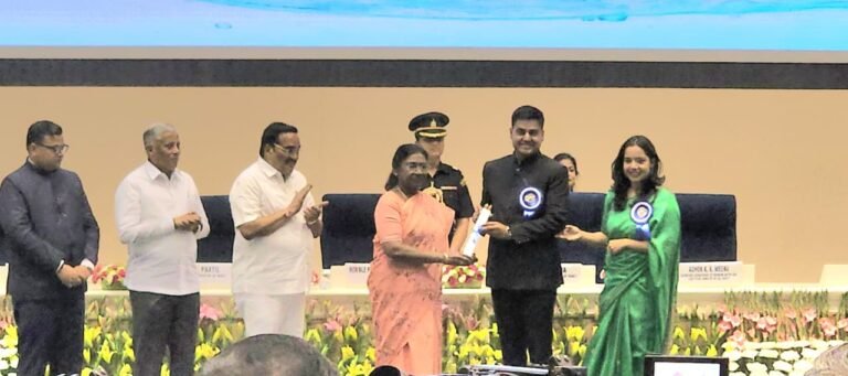 राजनांदगांव : राजनांदगांव को मिला जल के क्षेत्र में बेस्ट डिस्ट्रिक्ट पुरस्कार