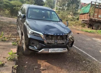 CG : तेज स्पीड से आ रही फॉर्च्यूनर गाड़ी ने साइकिल सवार बच्चे को मारी ठोकर…