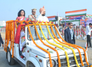 जिला मुख्यालय बालोद में भव्य एवं गरिमामय ढंग से मनाया गया गणतंत्र दिवस समारोह