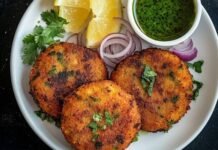 मिनटों में बनाए चटपटी कद्दू की टिक्की….