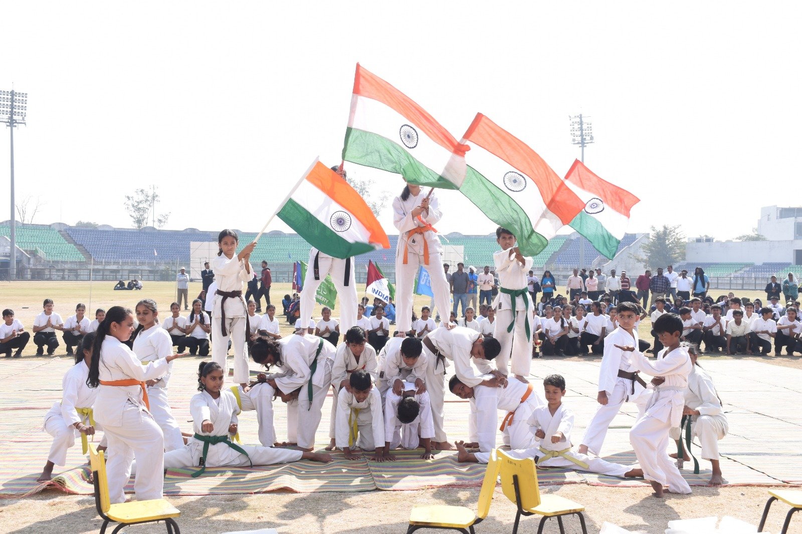 राजनांदगांव : 69वीं राष्ट्रीय शालेय क्रीड़ा प्रतियोगिता का समापन समारोह संपन्न