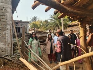 मोहला : कलेक्टर तुलिका प्रजापति ने नवागांव में निर्माणाधीन फीकल स्लज ट्रीटमेंट प्लांट का किया निरीक्षण