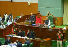 राज्यपाल डेका ने छत्तीसगढ की 6 वीं विधानसभा के अष्टम् सत्र को संबोधित किया