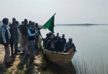 चंबल नदी जलीय जीव एवं पक्षियों की वार्षिक गणना के लिए सर्वेक्षण दल हुआ रवाना