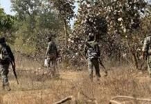सुरक्षाबलों और माओवादियों के बीच मुठभेड़ में दो वर्दीधारी नक्सली ढेर