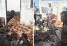 मंदिर में पूजा के दौरान बड़ा हादसा, छत गिरने से 3 मासूमों की मौत