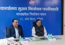 मुख्य निर्वाचन पदाधिकारी संजीव कुमार झा ने राजनीतिक दलों के प्रतिनिधियों के साथ की बैठक