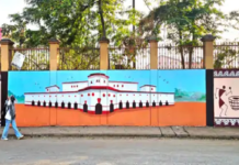 राजनांदगांव : हमर धरोहर : दीवारों पर उभरती राजनांदगांव की पहचान, रंगों में सजी गौरवशाली विरासत…