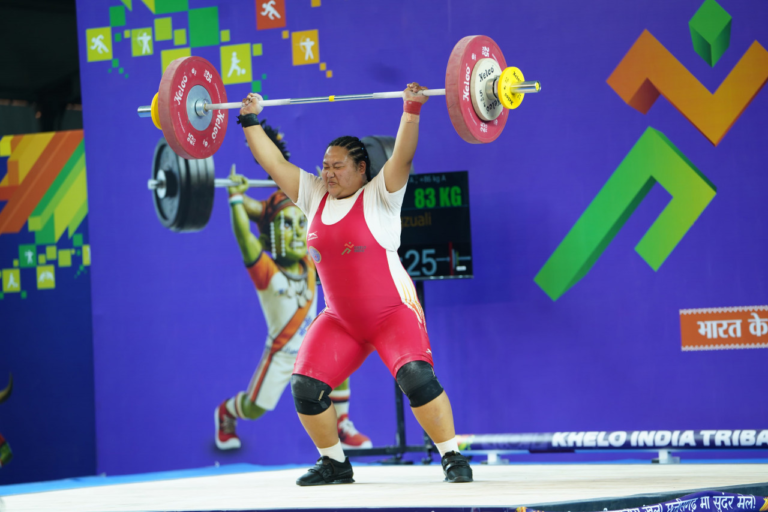 खेलो इंडिया ट्राइबल गेम्स 2026 : महिला 86+ किग्रा वेटलिफ्टिंग में मिजोरम की ज़ोसांगज़ुआली ने जीता स्वर्ण