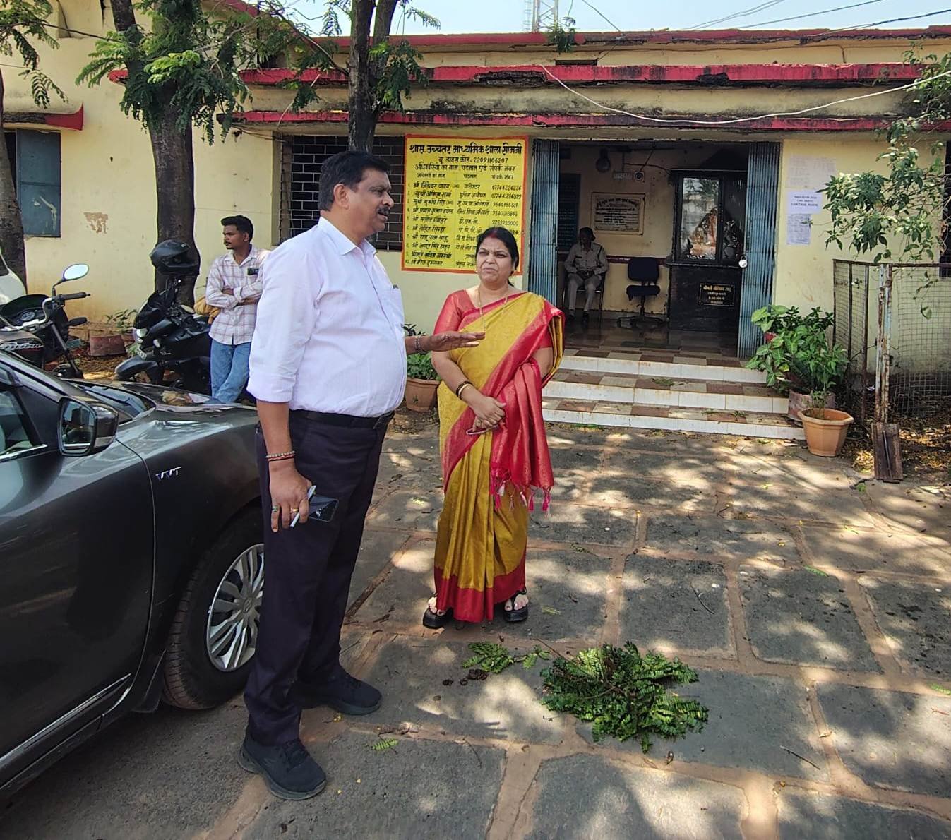 राजनांदगांव : अपर कलेक्टर सीएल मारकण्डेय ने किया परीक्षा केन्द्रों का निरीक्षण